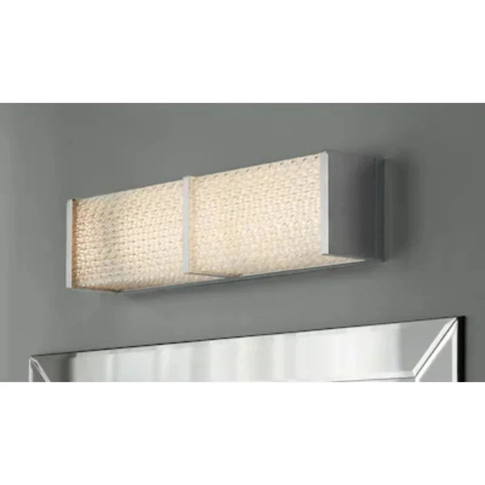 Origin 21 Charlotte 18-in 2 Light Polished Chrome Integrated LED...
